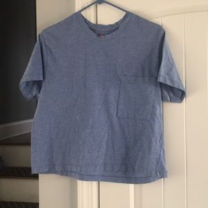 Hanes & Urban Outfitters cropped tee